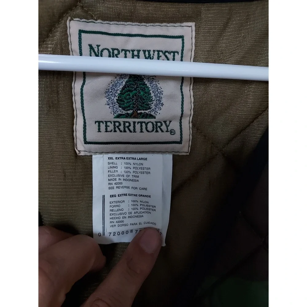 Northwest Territory Hunting Vest Mens 2XL XXL Quilted Full Zip Insulated Camo